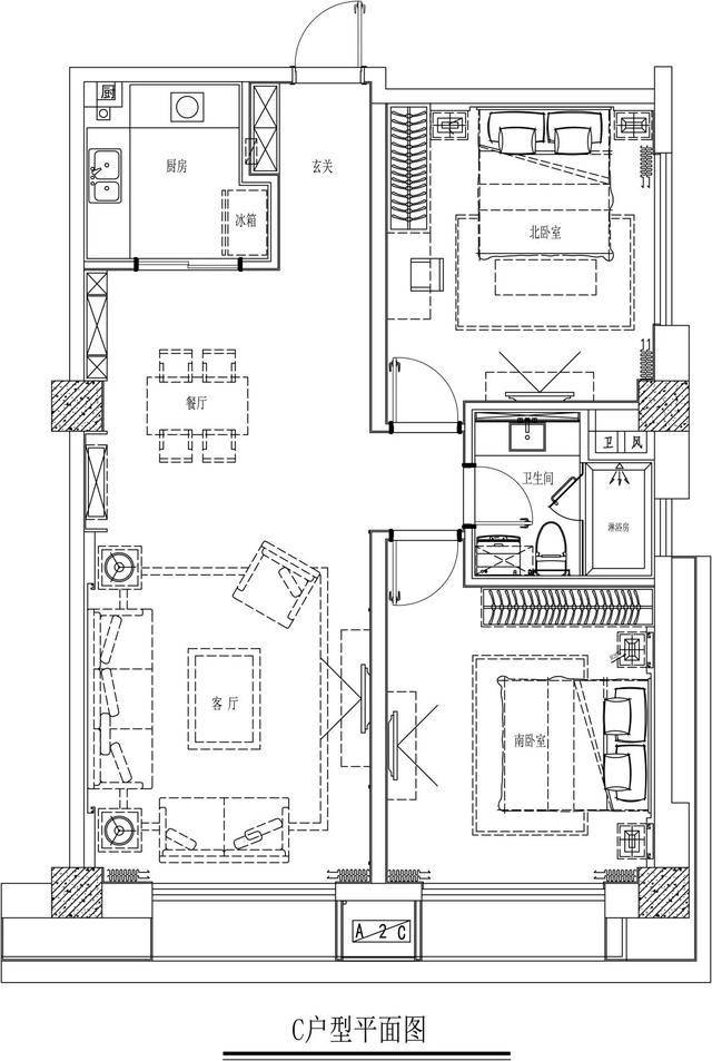 云栖兰亭高端康养社区130平大户型图